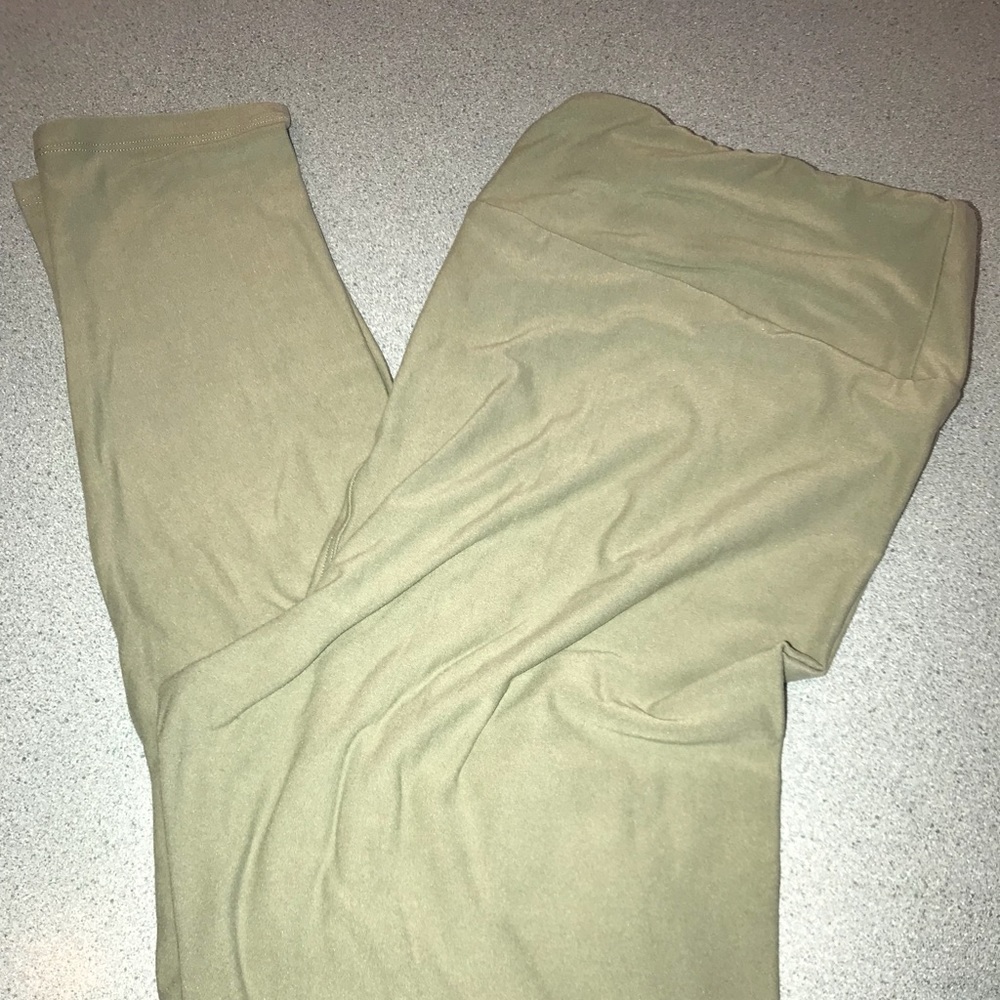 Sage green brand new TC LuLaRoe leggings: unicorn!